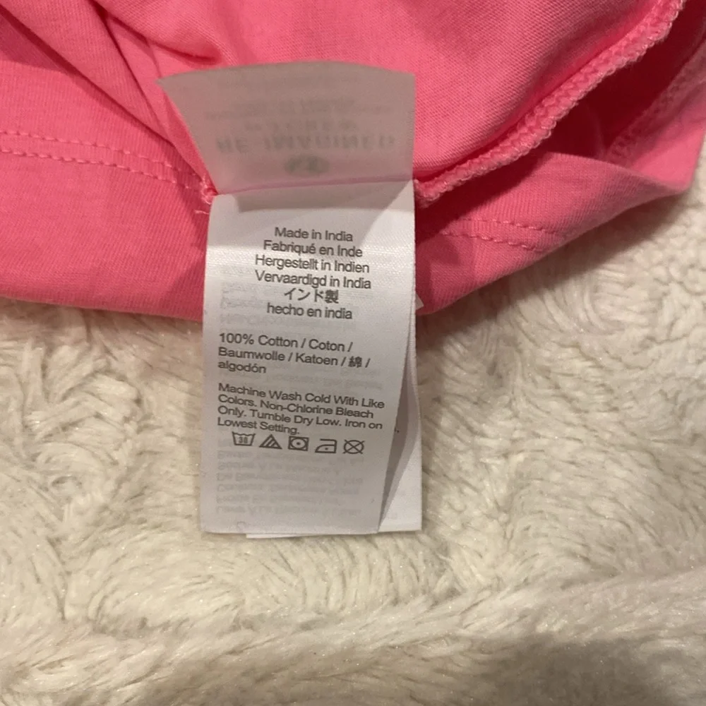 J Crew beautiful pink cotton sleeveless blouse size Medium